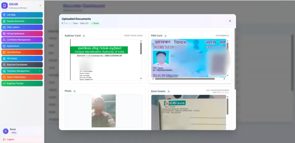 Candidate Management Dashboard - Image 2